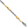 14K Two-tone Polished 7.75-inch Bracelet