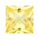 Yellow Sapphire Loose Gemstone 6mm Princess Cut 1.12ct