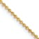 14K Yellow Gold 1.2mm Diamond-cut Beaded Pendant Chain Necklace