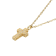 White Cubic Zirconia 18k Yellow Gold Over Sterling Silver Cross Pendant
With Chain 0.25ctw