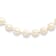 Rhodium Over Sterling Silver 7-8mm White Freshwater Cultured Pearl Necklace