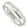 Sterling Silver Polished Diamond-cut and Textured Bangle