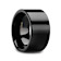 MORPHEUS Flat Black Tungsten Ring 12mm