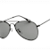 Prive Revaux Commando Mini Caviar Black Aviator Frame / Gray Lenses Sunglasses