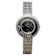 Croton Ilaria Silver Tone Floating Crystal Watch with Black Mother Of
Pearl Dial