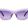 Quay On the Radio Purple Cat Eye Frame / Smoke Lenses Sunglasses