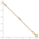 14K Yellow Gold Polished CZ Station 9-inch Plus 1-inch Extension Anklet