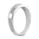 Rhodium Over 14K White Gold Lab Grown Diamond SI1/SI2, G H I, Men's Band