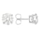 Lab-Grown Diamond Stud Earrings In 14K White Gold 5.00ctw