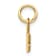 14K Yellow Gold Satin NANA Charm