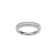 White Cubic Zirconia Platineve Ring With Band 3.63ctw