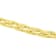 Diamond-Cut Braided Herringbone Bracelet In 18K Gold Over Sterling Silver