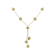 Rose A La Turca Necklace In 18K Gold Over Sterling Silver 10mm 18 Inch