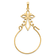 14K Yellow Gold Fancy Cross Charm Holder Pendant