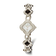 Ladies Charles Hubert Black Agate and White Howlite Bracelet Watch