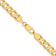 14k Yellow Gold 8.5mm Solid Open Concave Curb 20 Inch Chain