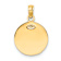 14k Yellow Gold 2D Textured Soccer Ball Charm