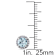 Aquamarine and Diamond 10K White Gold Earrings 0.87ctw