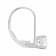 White Cubic Zirconia 14k White Gold Earrings With Velvet Gift Box 1.00ctw