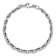 Rhodium Over 14k White Gold 6mm Polished Fancy Link Bracelet