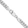 Rhodium Over 14k White Gold 4.3mm Solid Miami Cuban 18 Inch Chain