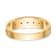 14K Yellow Gold AA Quality Mens Wedding Band 0.09ctw