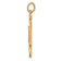 14k Yellow Gold Solid Polished and Satin Large Rectangle Framed
Miraculous Medal Pendant