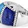 Turquoise And Lapis Lazuli Inlay Ring In Sterling Silver