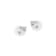 White Cubic Zirconia Platineve Stud Earrings 3.02ctw