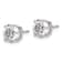 Rhodium Over 14K White Gold 2.50ct. 7.0mm Round G H I True Light
Moissanite Screwback Earrings