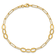 14K Yellow Gold Diamond-cut Paperclip Link 7.25-inch Bracelet