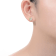 Clear Cubic Zirconia, 14K Yellow Gold Plated over Sterling Silver Heart
Stud Earrings