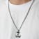 Robert Alton Men's Rope And Anchor Pendant With Chain In Stainless Steel