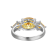 Yellow Cubic Zirconia Platinum Over Sterling Silver November Birthstone
Ring 5.49ctw
