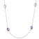 Multi-Gem 14k White Gold 34" Necklace 20.08ctw