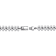 CZ Three-Row Milgrain Tennis Bracelet In Sterling Silver