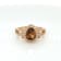 2.01 Ctw Brown Diamond and 0.79 Ctw White Diamond Ring in 14K YG