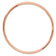 14k Rose Gold 3mm Polished Slip-on Bangle