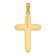 14k Yellow Gold Cross Pendant