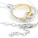 Elegant Lab-Grown Diamond Rope-Motif Pendant Necklace In Two-Tone Gold