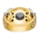 10K Two-tone Yellow and White Gold Men's Enamel and Diamond Eagle
Masonic Shriner's Ring 0.51ctw