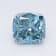1.09ct Intense Blue Radiant Cut Lab-Grown Diamond SI1 Clarity IGI Certified