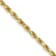 10k Yellow Gold 1.3mm Diamond-Cut Rope Link Bracelet