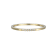 White Cubic Zirconia 18k Yellow Gold Over Sterling Silver Ring 0.05ctw