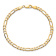 10k Yellow Gold 4.75mm Flat Figaro Link Bracelet