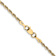 14k Yellow Gold 2mm Solid Diamond-Cut Quadruple Rope 30 Inch Chain