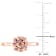 Morganite 10K Rose Gold Ring 1.78ctw