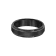 6mm Step-Edge Comfort Fit Band in Black Tungsten Carbide with Satin Finish