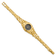 10k Yellow Gold Black 22mm Dial Nugget Watch