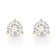 Certified White Lab-Grown Diamond H-I SI 14k Yellow Gold Martini Stud
Earrings 2.00ctw